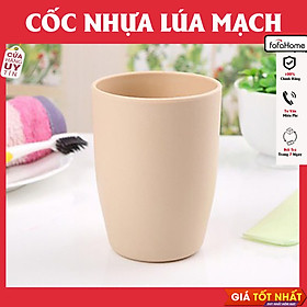Cốc Nhựa Chịu Nhiệt Nhiều Màu Pastel Lúa Mạch - Ly Tròn Chịu Nhiệt Bằng Nhựa Lúa Mạch An Toàn - Giao Màu Ngẫu Nhiên