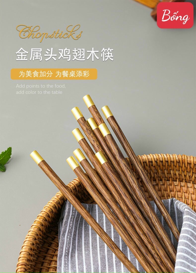 Set10 đôi đũa vân viền vàng_AVN02213