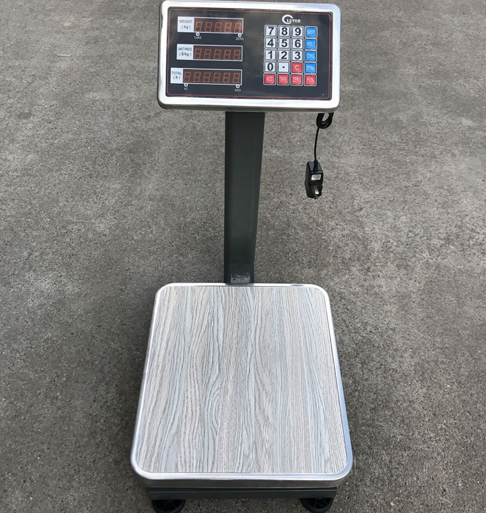 Cân Bàn Điện Tử Công Nghiệp ABG (Loại 200-300kg) Mặt Bàn 40*50 Cm - Hàng Chính Hãng