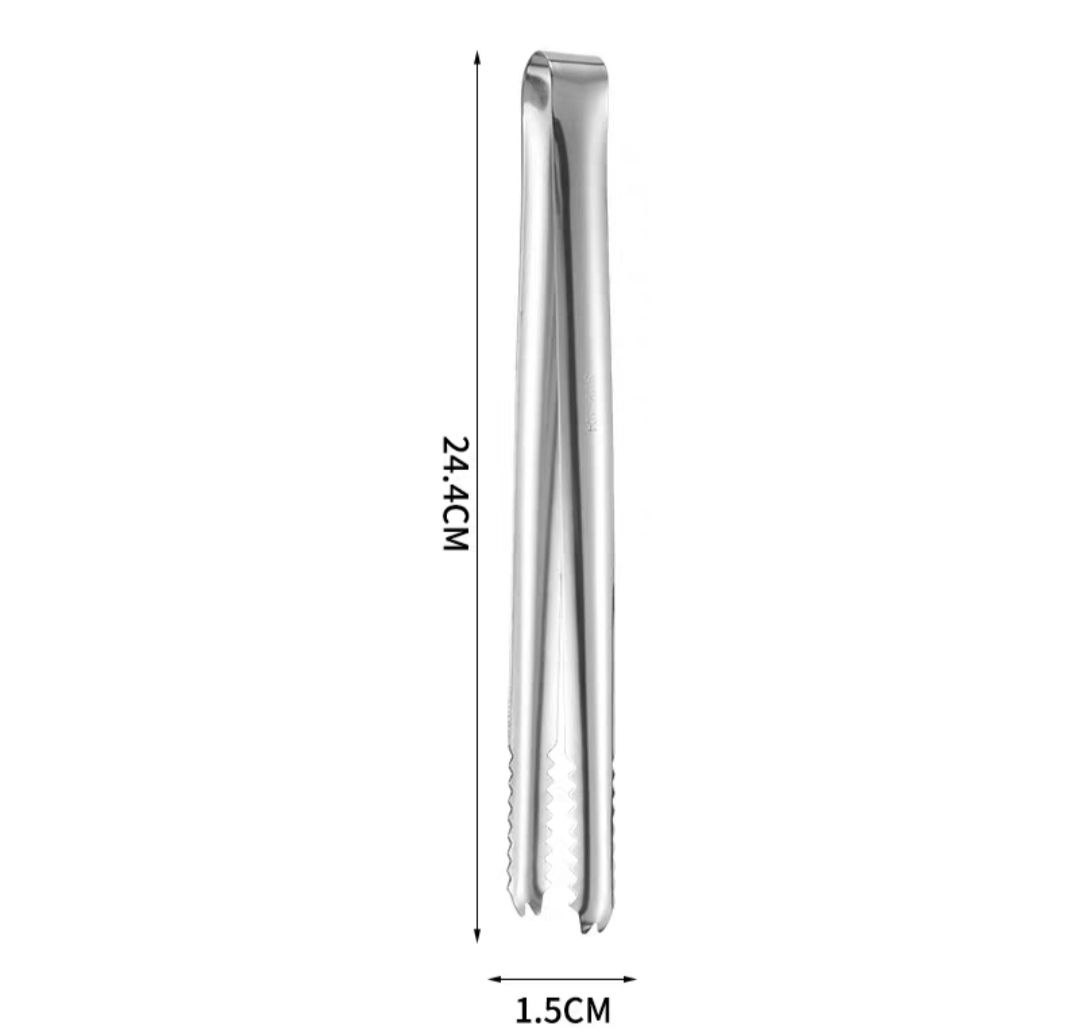 Dụng Cụ Gắp Đá, Gắp Thực Phẩm, Chất Liệu Bằng Inox (Tiện Lợi, Dễ Dàng Sử Dụng)