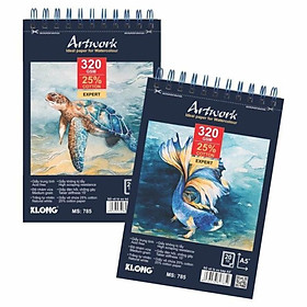 Sổ vẽ lò xo màu nước Artwork A5+ - 320GSM - 20 tờ; MS: 785
