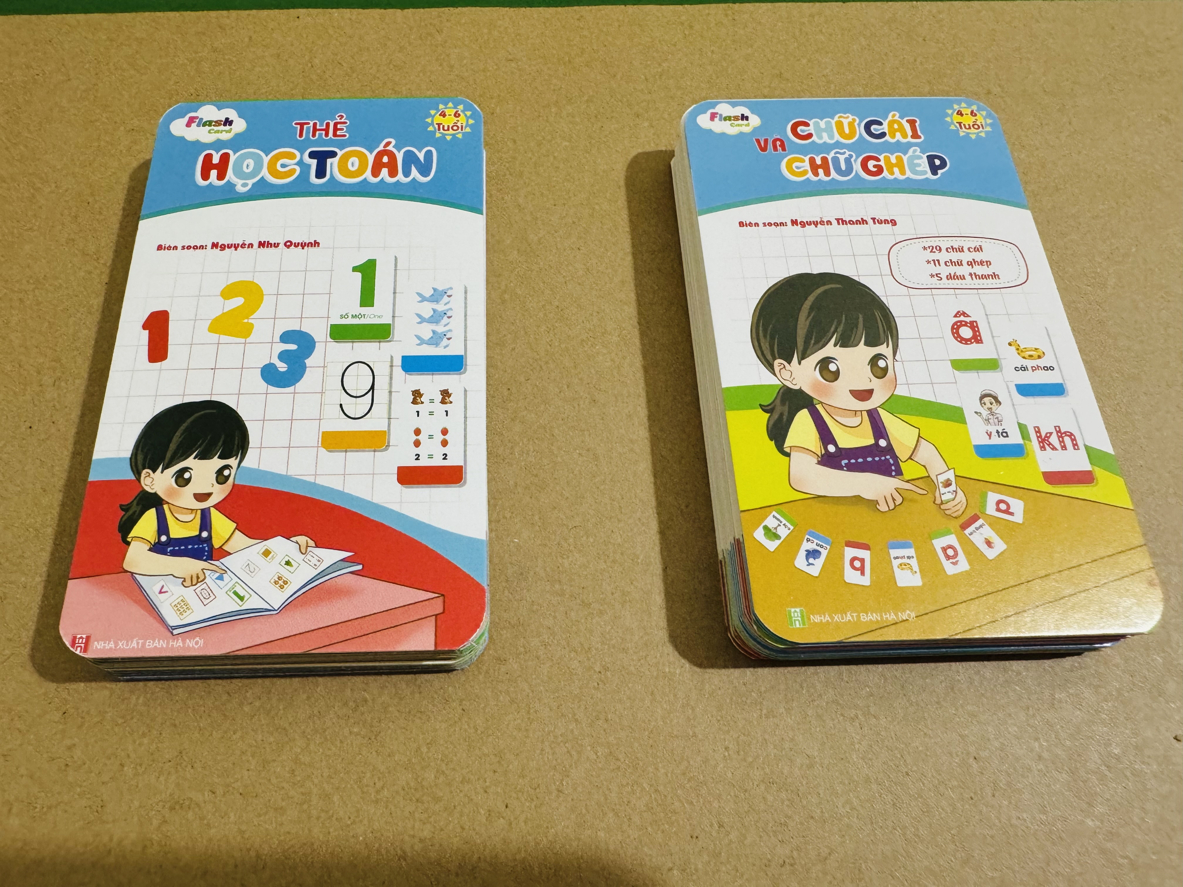 Flashcard- Bộ Thẻ học Toán giúp bé nhận biết mặt số và học tính dễ dàng