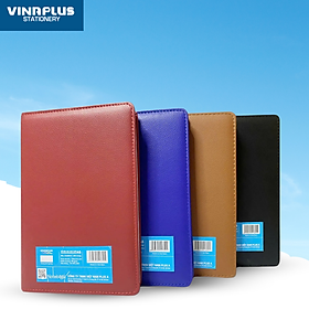 Sổ Da A5 Sổ Tay Bìa Da Kẻ Ngang Vinaplus 16016 - 200 Trang Giấy Dày Chất Lượng