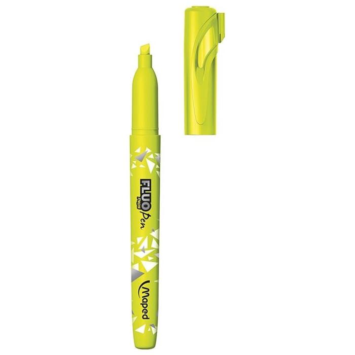 Bút Dạ Quang Maped Slim 734034 - Màu Vàng