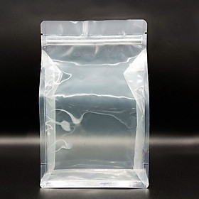 1 ký túi zip trong suốt đáy bằng 8 cạnh size 12x18cm 