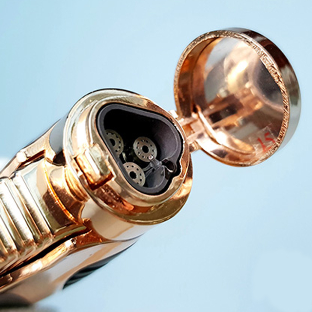 Vỏ Hộp Quẹt Bật Lửa Khò 3 Tia COB-399 Kèm Đục I Ga Tiện Lợi Đẹp Độc Lạ - Dùng Gas Cao Cấp