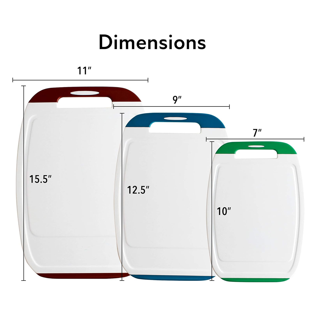 Set 3 thớt nhựa Biju Hàn Quốc , Sản phẩm nhập khẩu và phân phối chính hãng cobi home.