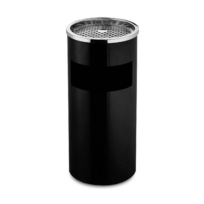 Thùng rác inox tròn, thùng rác inox gạt tàn tròn A - 035 cao cấp