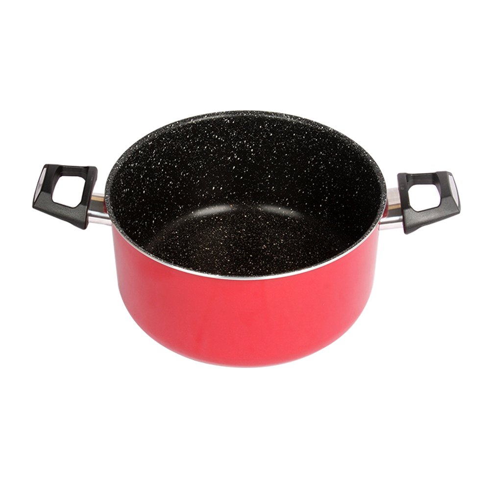 Tặng cặp nhấc nồi silicon- Bộ nồi chống dính vân đá cao cấp Hàn Quốc KimslCook hàng chính hãng