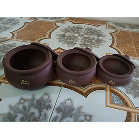 Bộ 03 nồi kho cá, Thịt gốm sứ Bát Tràng