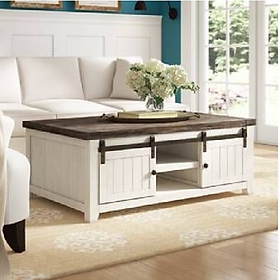Bàn trà sofa 2 cửa lùa sang trọng Juno Sofa KT Ngang 127 x Sâu 76 x Cao 48cm 