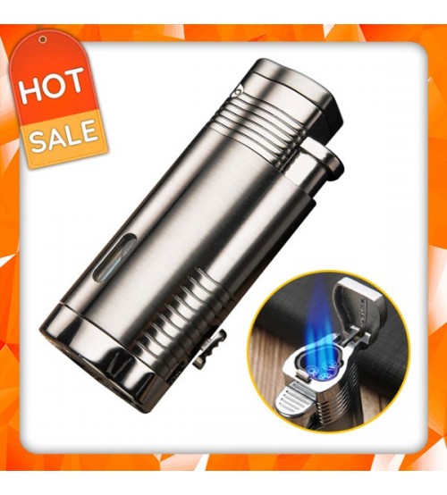 Vỏ Hột Quẹt Bật Lửa Khò 3 Tia Kiêm Đục Honest BCZ-360 Thiết Kế Độc Lạ Lửa Khò Mạnh Mẽ - Dùng Gas Cao Cấp
