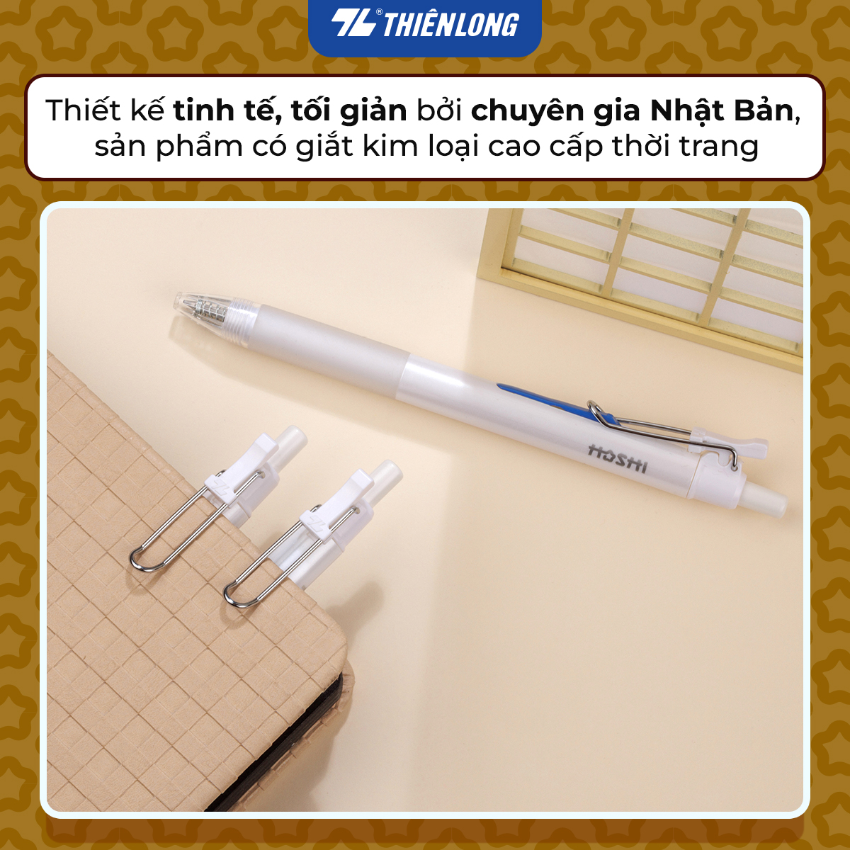 Combo 5/10/20 Bút gel Hoshi Thiên Long GEL-049/HS - Công nghệ Nhật Bản