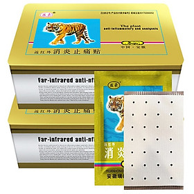 Cao dán con hổ - Miếng dán con cọp - Cao tráng cốt chỉ thống xạ hương - 1 bịch gồm 2 miếng dán đôi - Mã số 1065