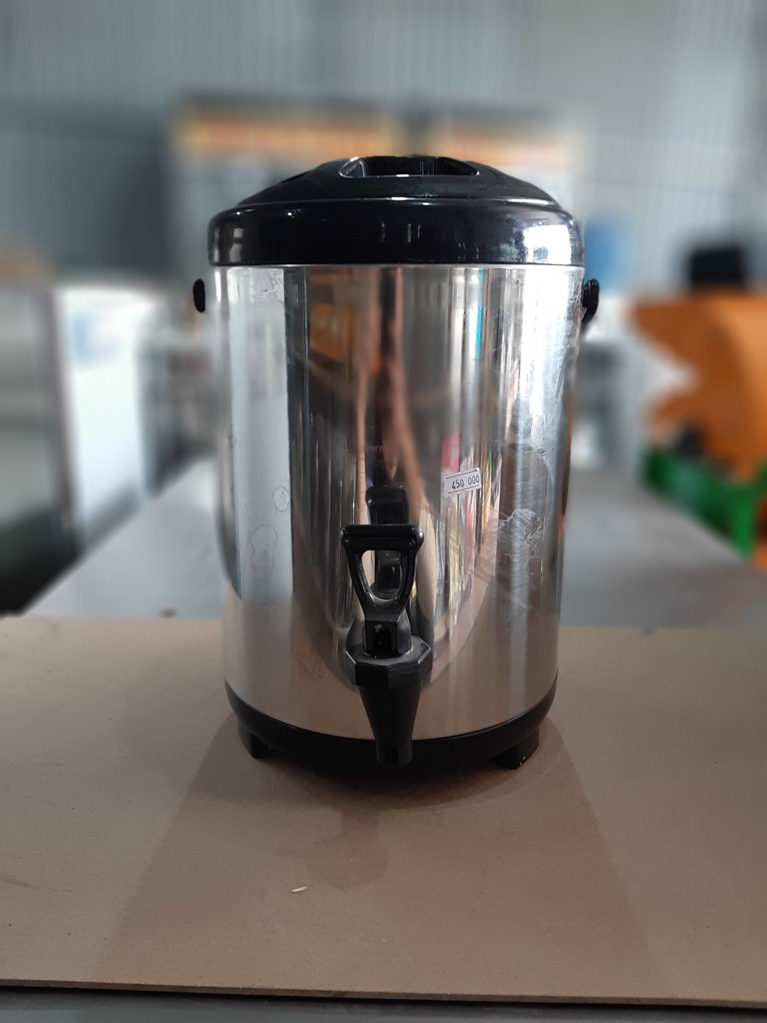 Bình Ủ Trà Giữ Nhiệt Inox 304 Có Vòi Bấm Nước- Dung Tích 8-12 L - Hàng Loại 1- Chính Hãng MINIIN