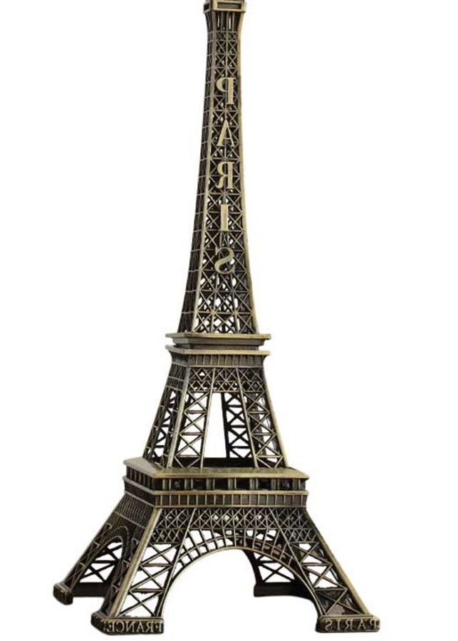 Mô hình tháp Eiffel cao 32 cm (màu vàng rêu)