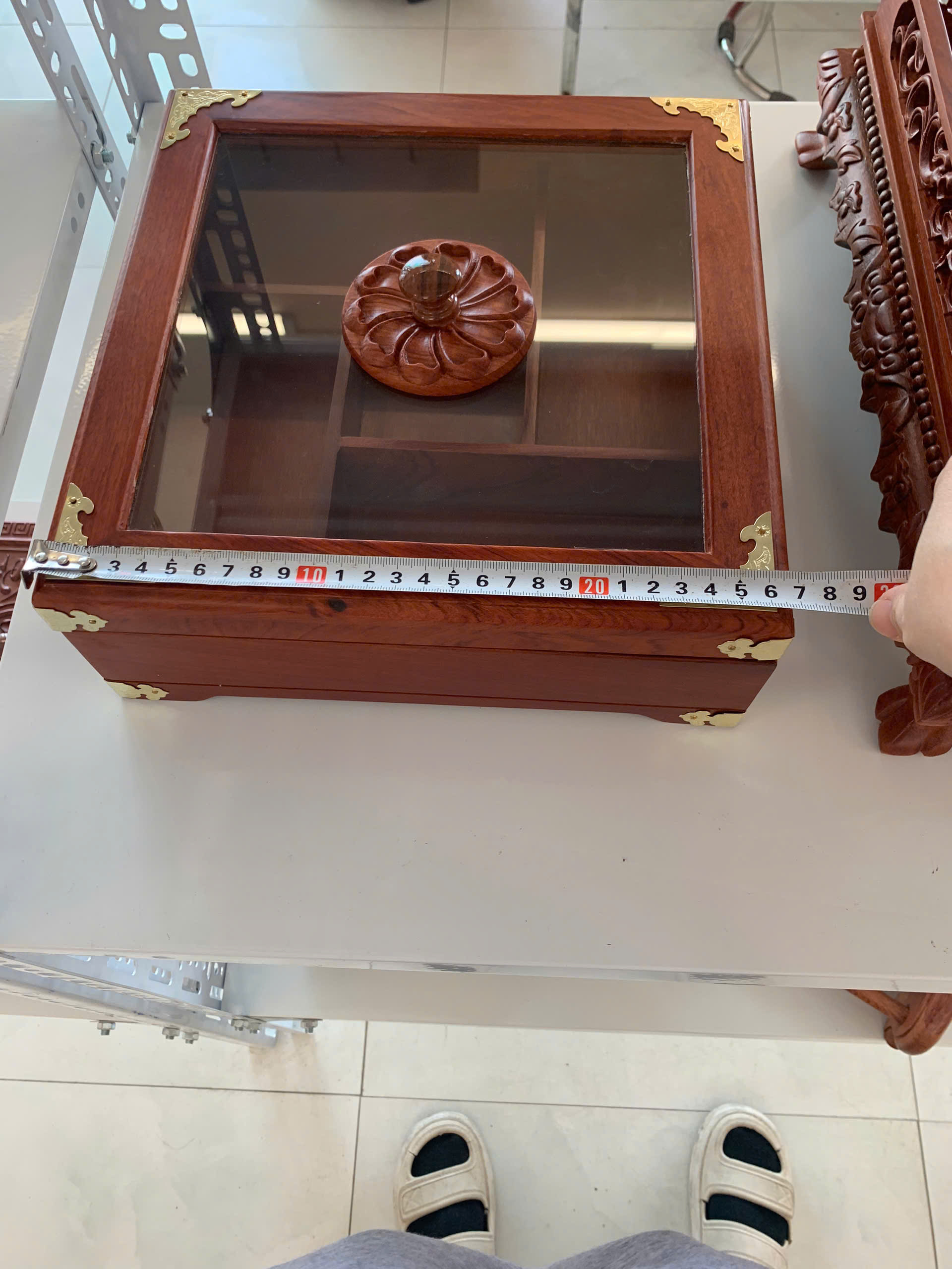 Khay Bánh kẹo hỗ hương -Hình vuông cho ngày tết cổ truyền