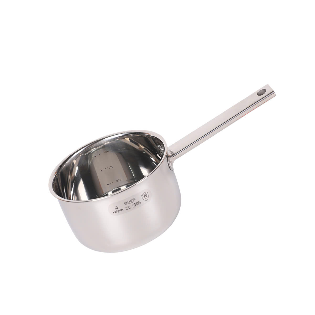 Quánh INOX 304 Cao Cấp 3 Lớp Liền Khối Size 16cm Model Emer EM16 Hàng Chính Hãng KALPEN