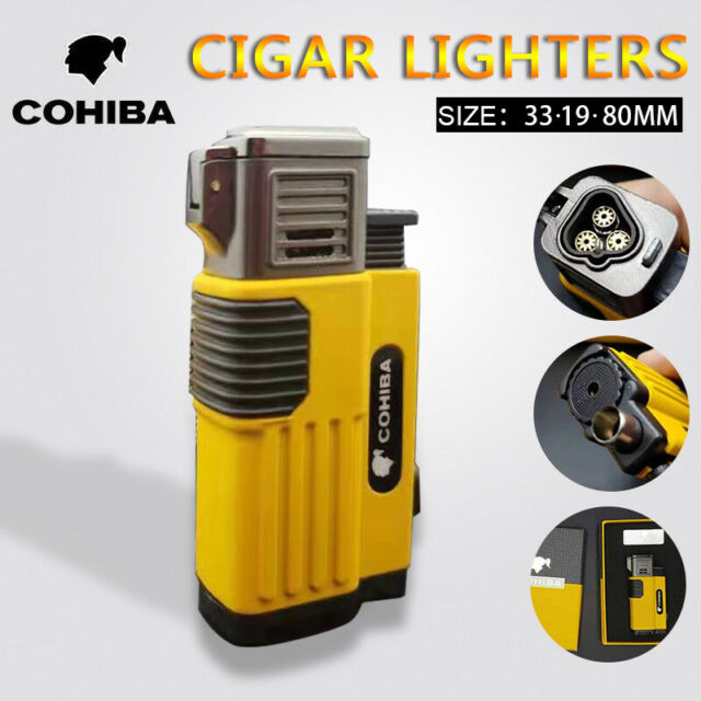 Vỏ Hột Quẹt Bật Lửa Khò 3 Tia COB 115 Thiết Kế Đẹp Độc Lạ Lửa Khò Mạnh Mẽ - Dùng Gas Cao Cấp