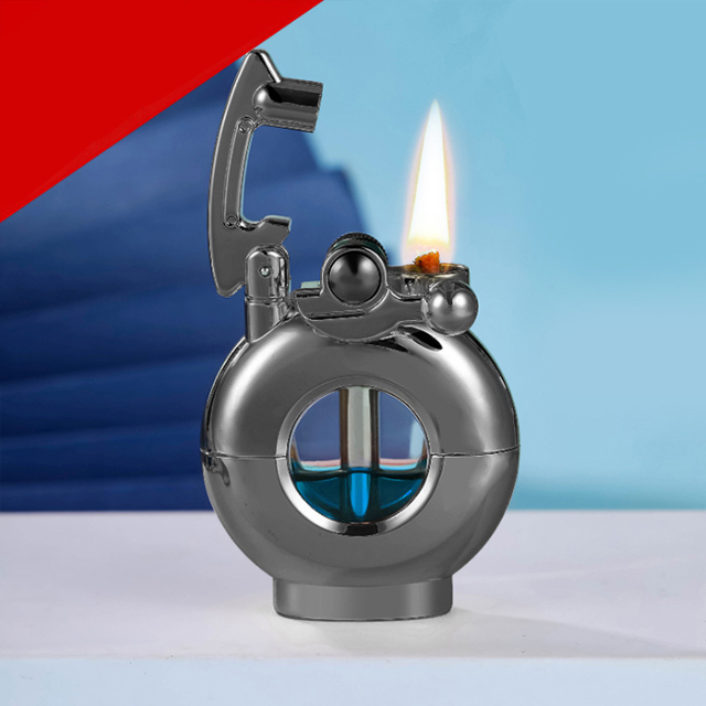 Vỏ Hột Quẹt Bật Lửa Xăng Bấc Đá Chief CF231 Lộ Thiên Hiển Thị Mức Nhiên Liệu Đẹp Độc Lạ Tiện Dụng - Nhiều Màu