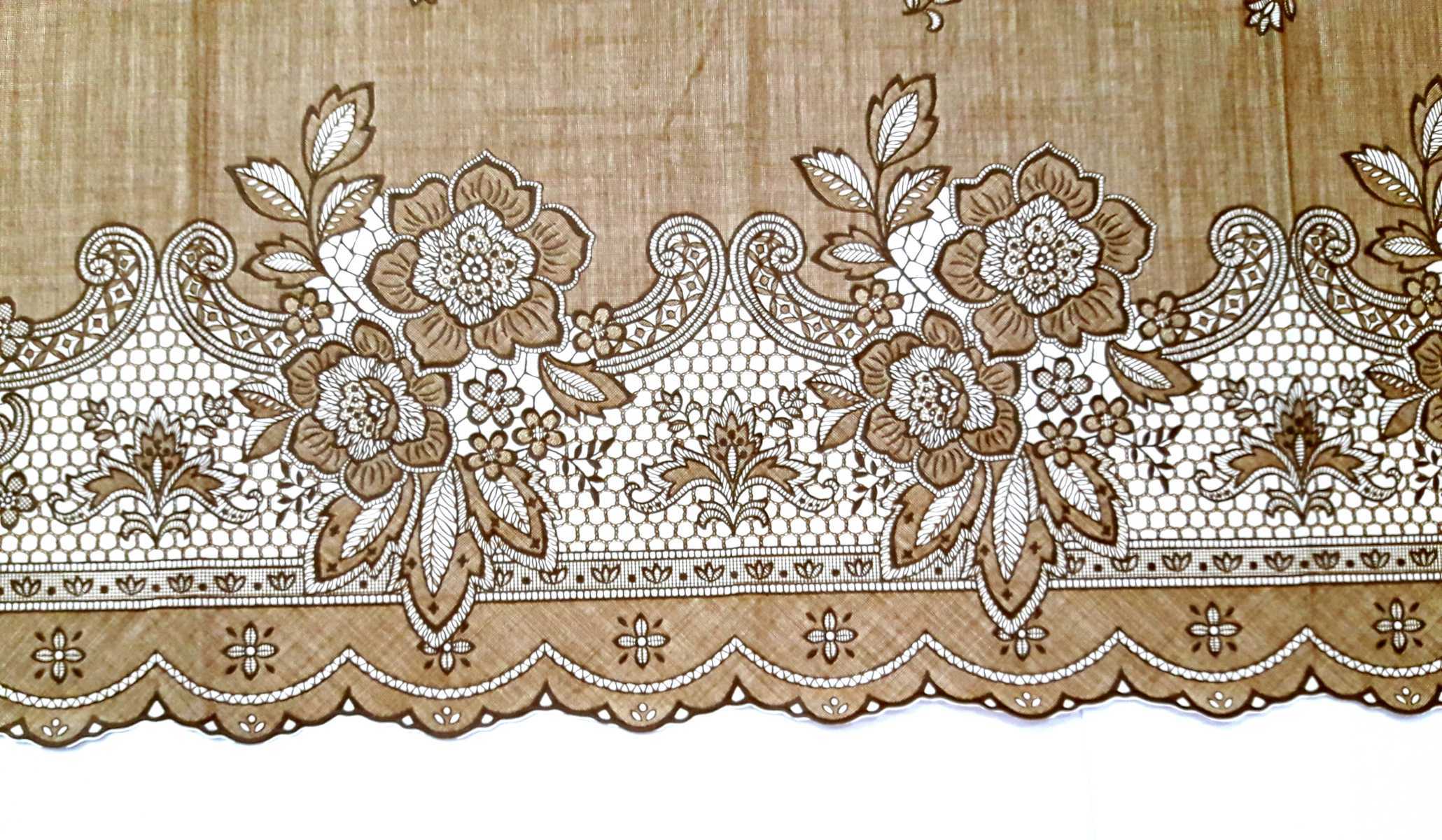 Khăn Trải Bàn PAULEE - FY 116L nâu (135 cm x 180 cm)