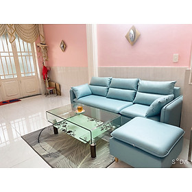 Ghế sofa phòng khách juno Sofa Băng 2m1 kèm theo đôn