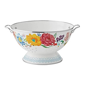 Rổ tráng men The Pioneer Woman Brilliant Blooms mẫu mới 2024 Hàng chính hãng