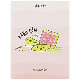 Tập Học Sinh Bánh Việt - Miền Nam - 4 Ô Ly - 96 Trang 80gsm - The Sun 01 - Bánh Cốm