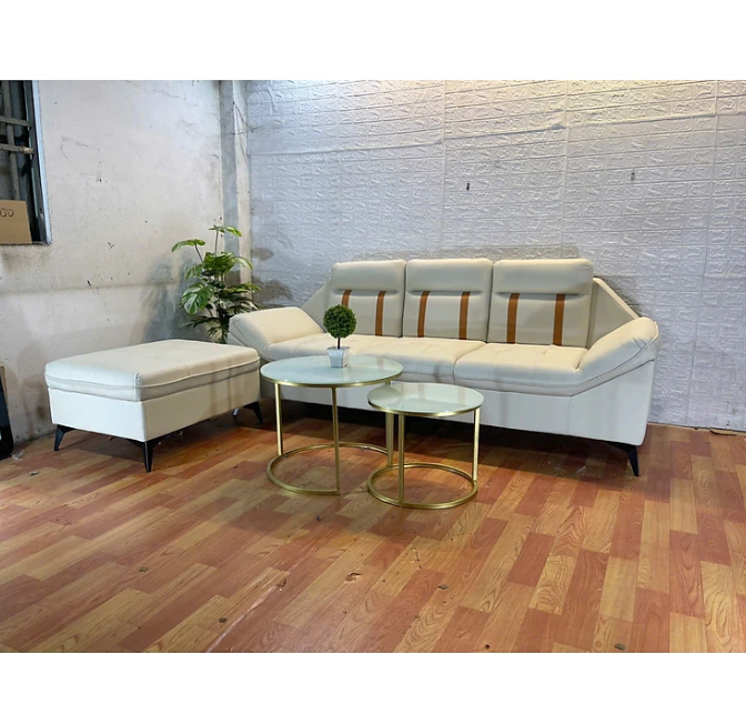 Sofa băng 2m kèm đôn nệm Tundo HLMCT màu lựa chọn kèm bàn như hình