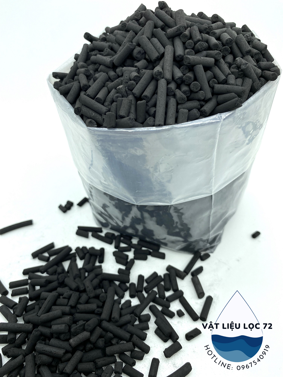 Hộp 500Gram Than hoạt tính dạng viên nén 4mm, Thương hiệu Vina Sorb OXY 450L