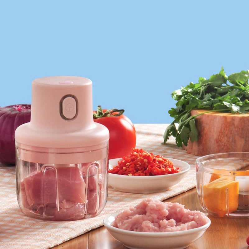 Máy xay tỏi ớt mini , xay thực phẩm , tiện lợi , đa năng sạc điện ,đơn giản dễ sử dụng và tiện lợi
