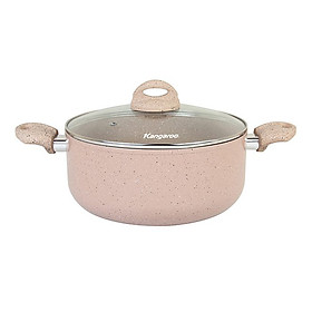 Nồi Nhôm Đáy Từ Nắp Kính Kangaroo KG933XL - 26cm