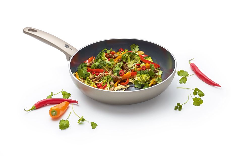 Chảo chống dính ceramic GreenPan Cam.Bronze 28cm cạn - 675938 (không chất ung thư)