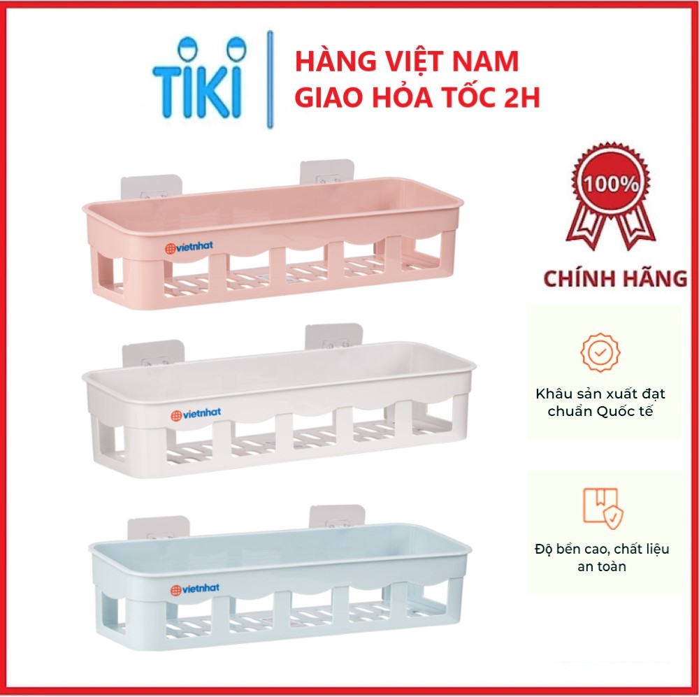 Khay Nhựa Đựng Đồ Dán Tường Nhựa Việt Nhật - Hàng chính hãng