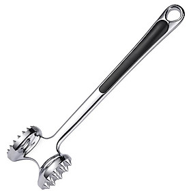 Dụng cụ búa đập thịt bằng Inox siêu bền cao cấp - búa đập thịt cầm đầm tay chắc chắn