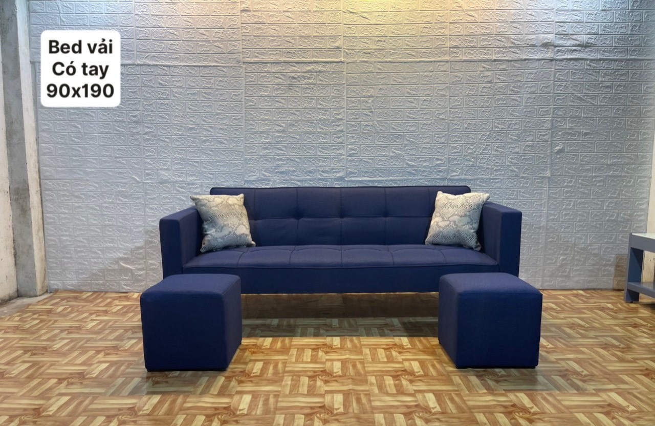 Bộ sofa bed không tay 1m7 tiện lợi Juno Sofa chung cư, căn hộ giá rẻ