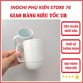 Combo 2 Cốc Nước Amori 350ml Sản Xuất Theo Tiêu Chuẩn Nhật Bản An Toàn Khi Sử Dụng - Chính Hãng Inochi (Tặng khăn lau pakasa)