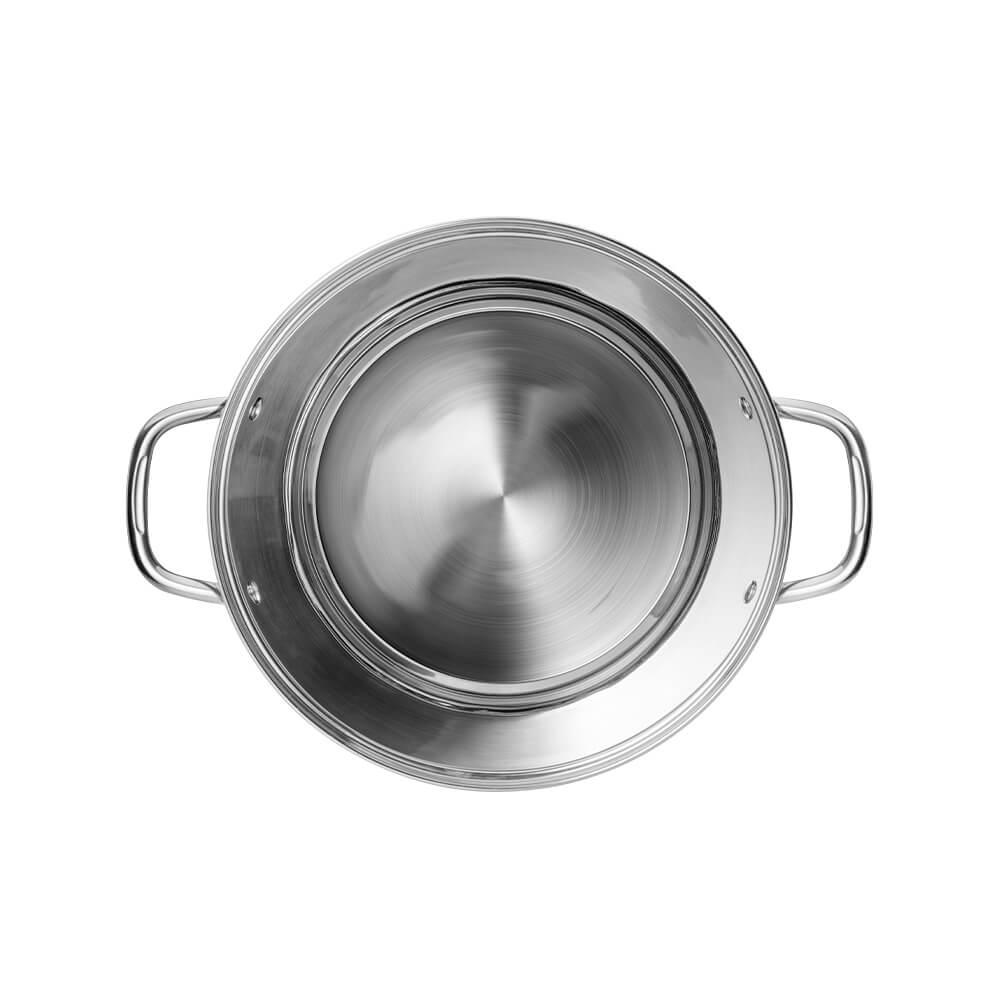 Nồi luộc gà 5 đáy Inox 304 Elmich EL-2525IN30 size 30cm cao 24cm dung tích 16L, bảo hành 24 tháng