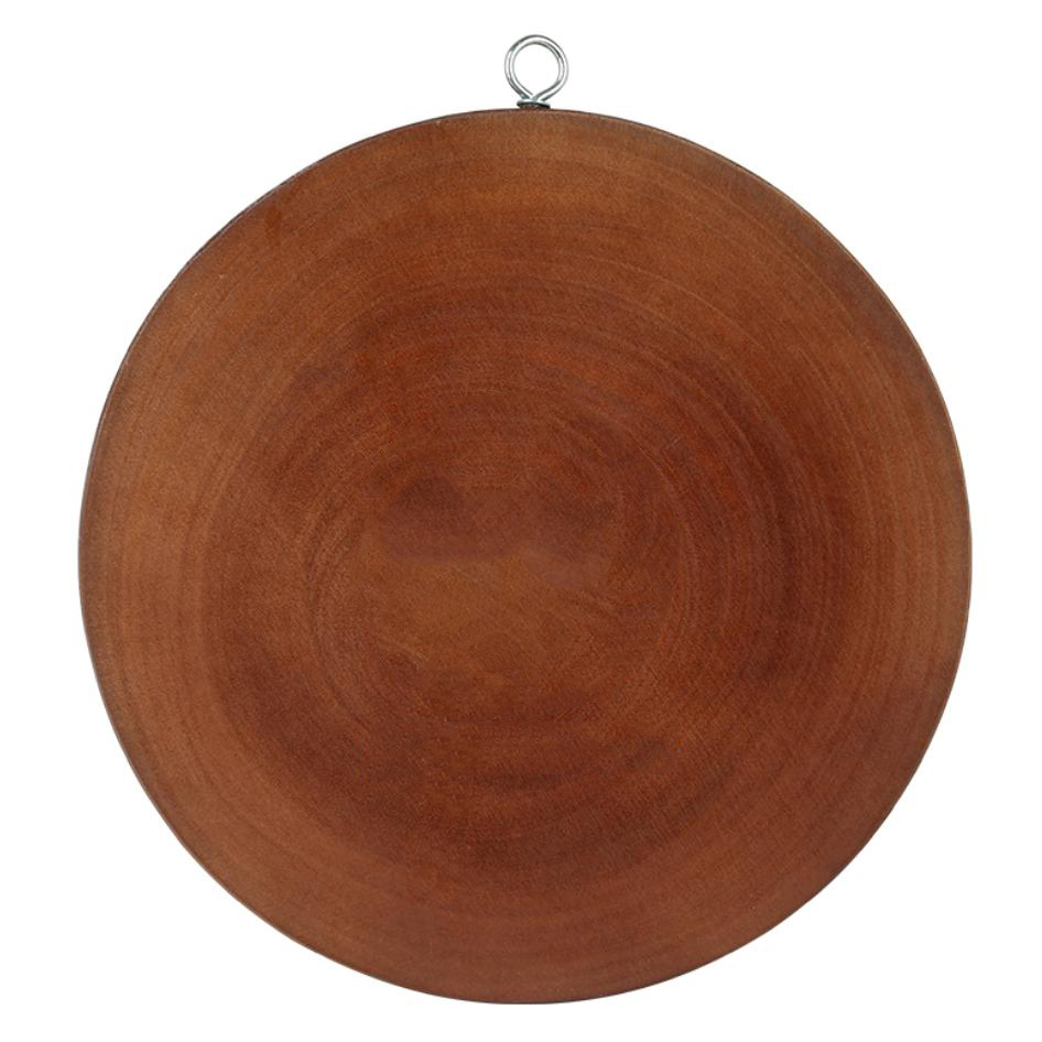 Thớt Gỗ Me Sừn Tròn Loại 25cm Gỗ Tự Nhiên Nguyên Khối Tốt Dùng Bền Đẹp Dày Dặn Bề Mặt Láng Mịn Không Mùn Không Lên Dăm