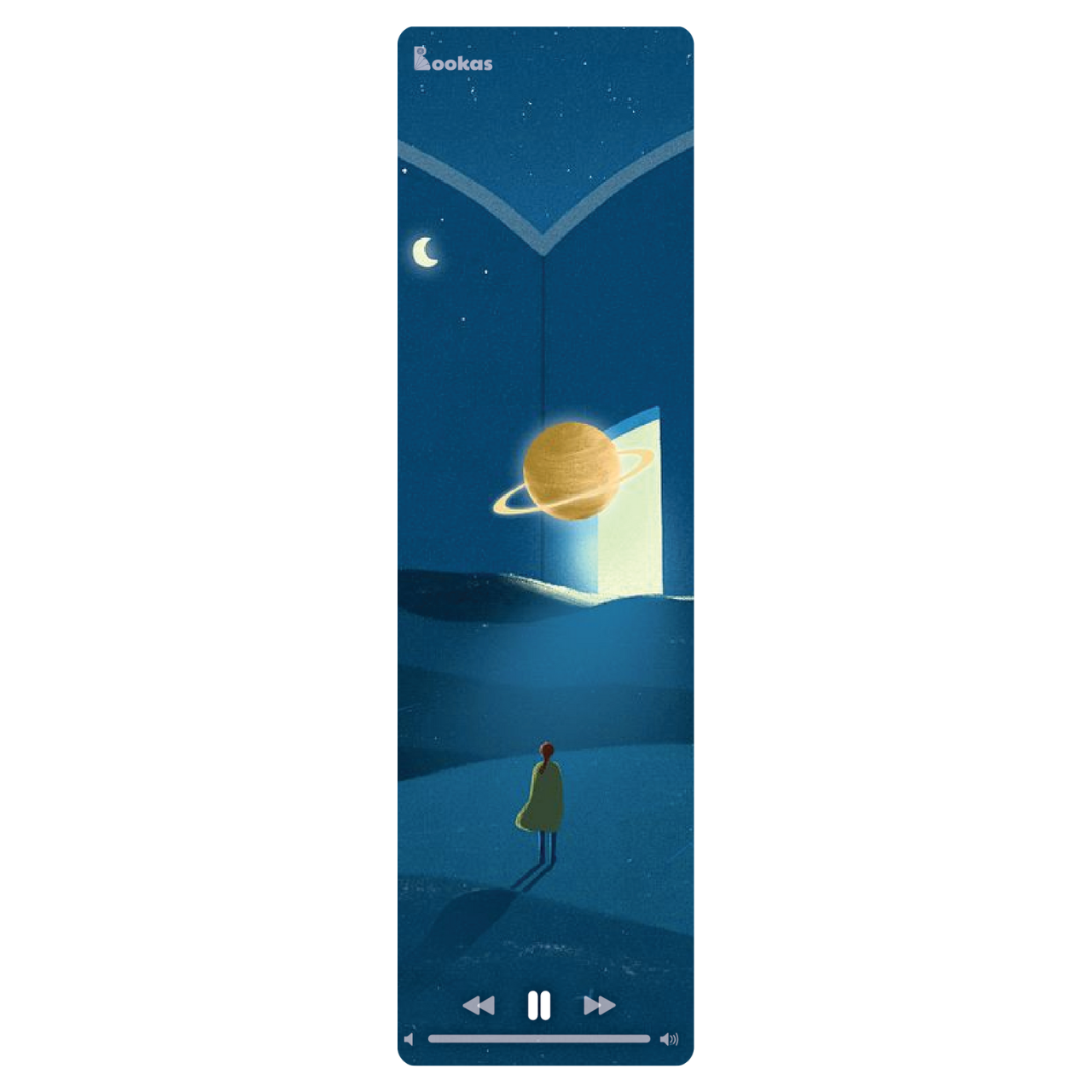 5 Cái Bookmark Kẹp Sách, Dấu Trang Hoạ Tiết Sách Vũ Trụ - SBOOKS
