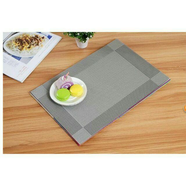 Combo Khăn chải lót bàn ăn, tấm lót bàn ăn dành cho gia đình nhà hàng khách sạn quán ăn sang trọng dễ sử dụng sạch sẽ vệ sinh ( kt 30x45cm )