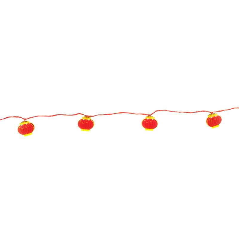Dây Đèn Led Nháy Hình Lồng Đèn Trang Trí Tết 4.5 m