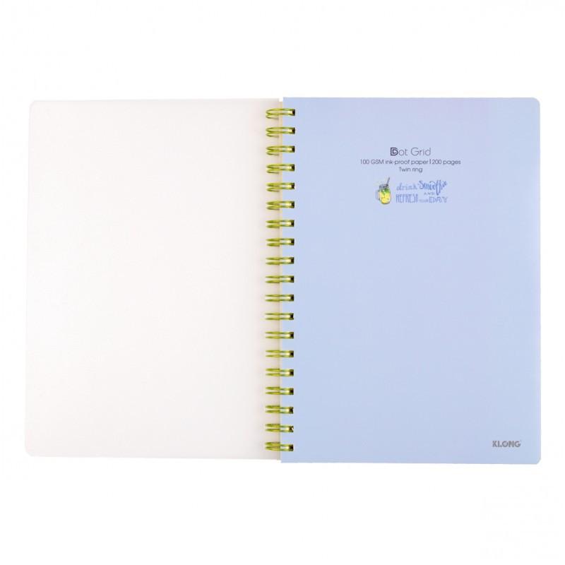 Vở lò xo kép Dot Grid B5 - 200 trang; MS: 579