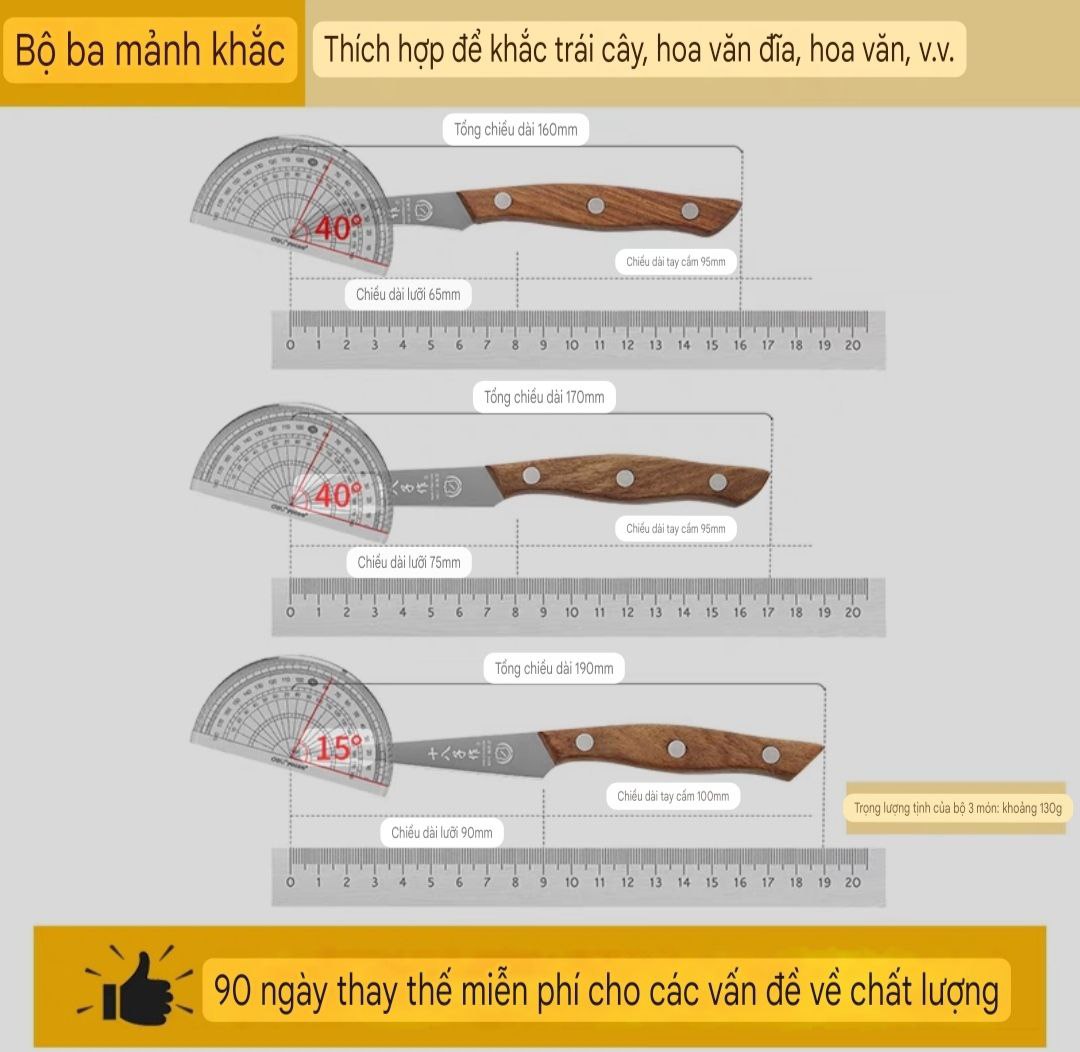 Bộ 3 Dụng Cụ Cắt Tỉa Trái Cây