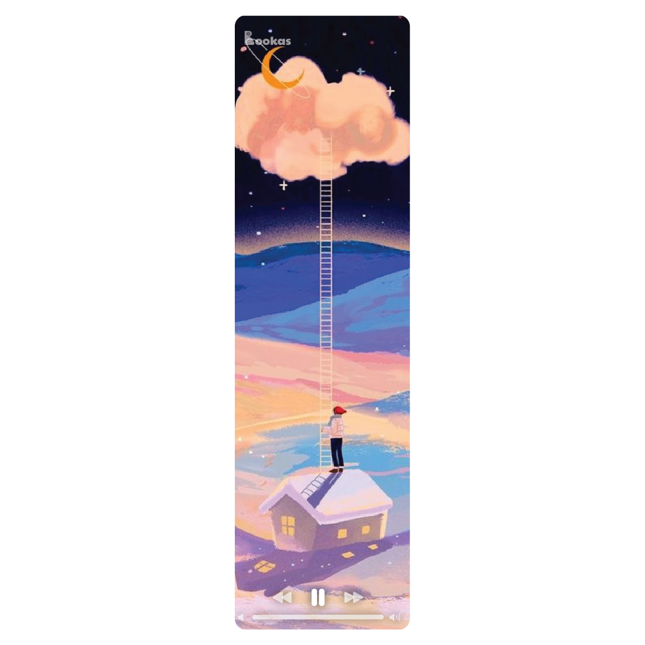 5 Cái Bookmark Kẹp Sách, Dấu Trang Hoạ Tiết Hoạt Hình Chữa Lành - SBOOKS