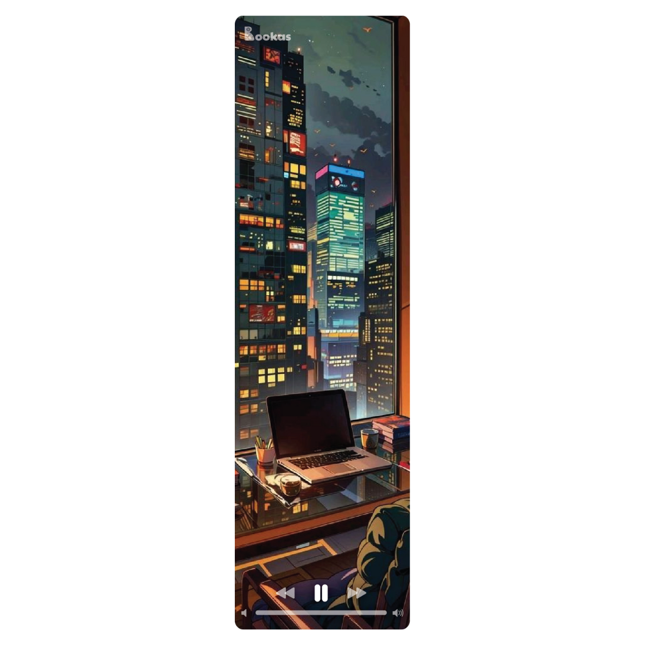 5 Cái Bookmark Kẹp Sách, Dấu Trang Hoạ Tiết Nghe Nhạc Chữa Lành - SBOOKS