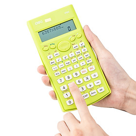 Máy tính Học Sinh Cấp 1 Deli E1710 , Được phép mang phòng thi, 12 số, 240 chức năng