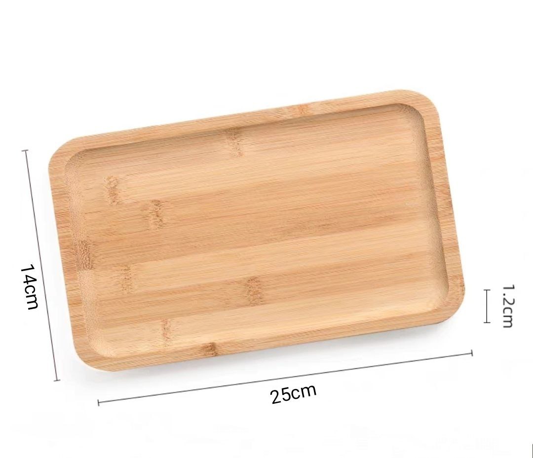 Khay gỗ tre tự nhiên chữ nhật nhiều cỡ size