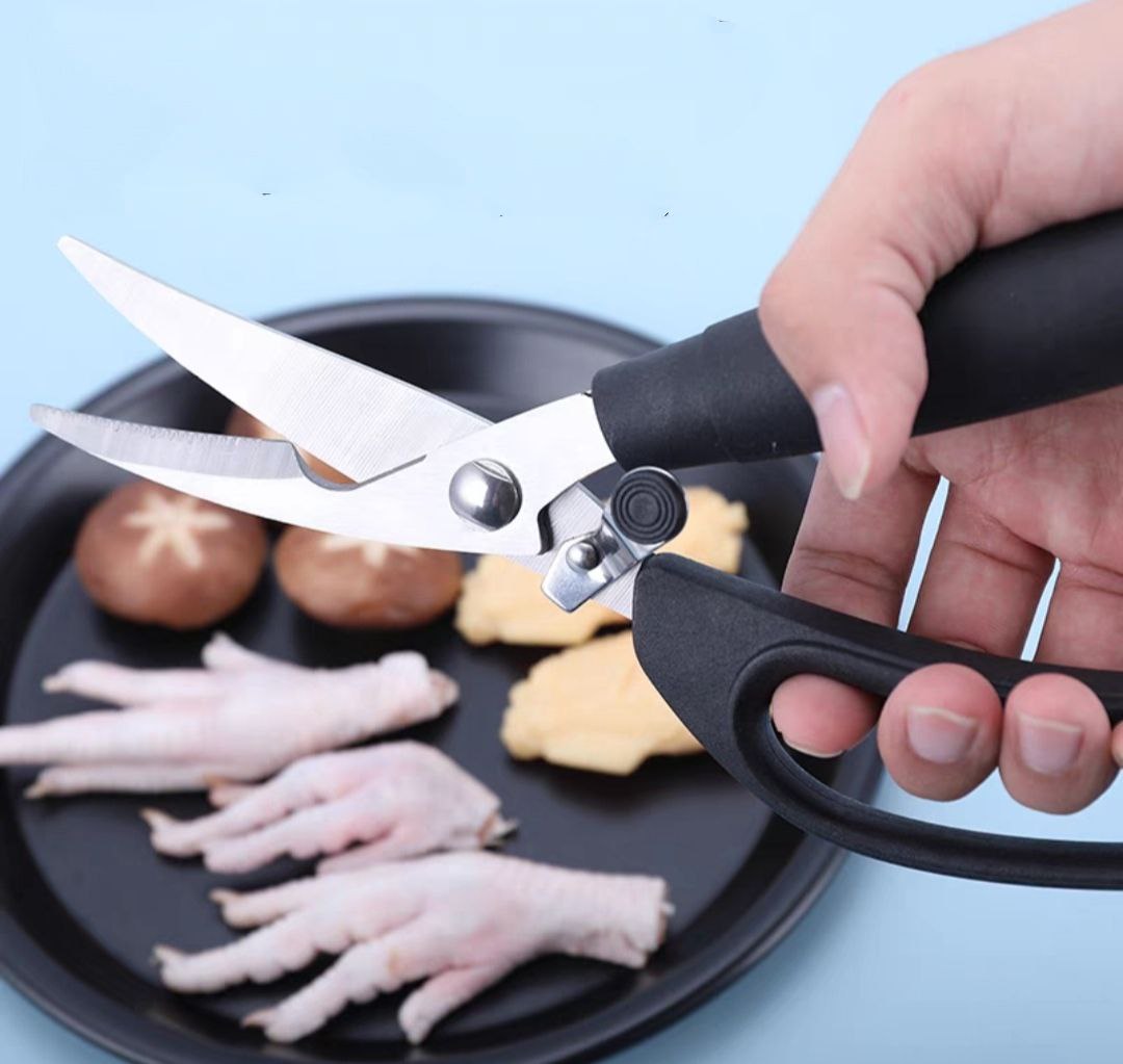 Kéo cắt gà cao cấp Hàn Quốc 24.3cm thép sắc bền không gỉ