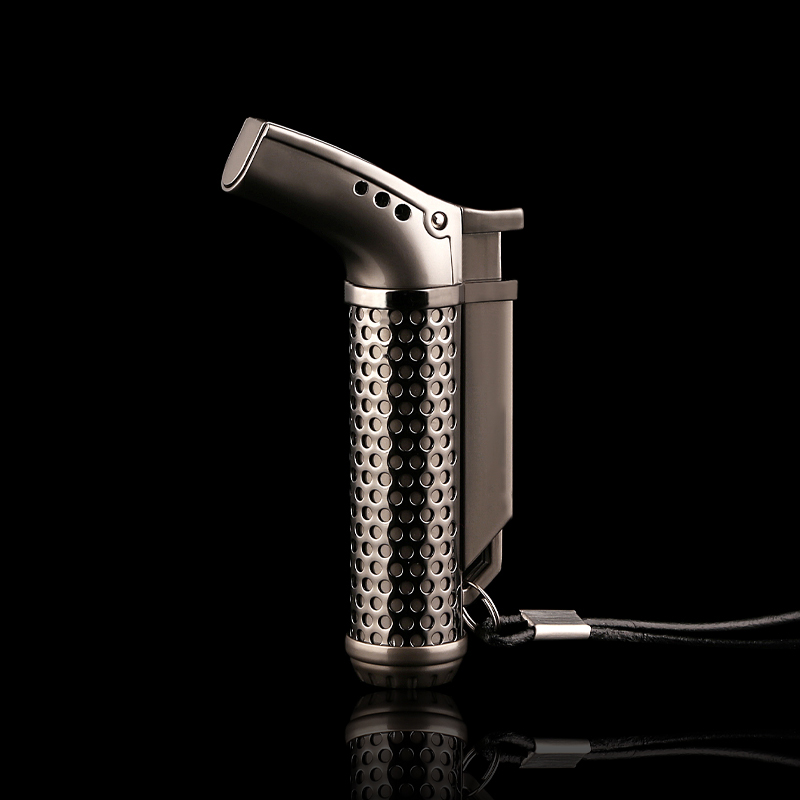 Vỏ Hột Quẹt Bật Lửa Khò 1 Tia Honest BCZ-351 Mỏ Vịt Họa Tiết Lưới - Hộp Quẹt Khò 1 Tia